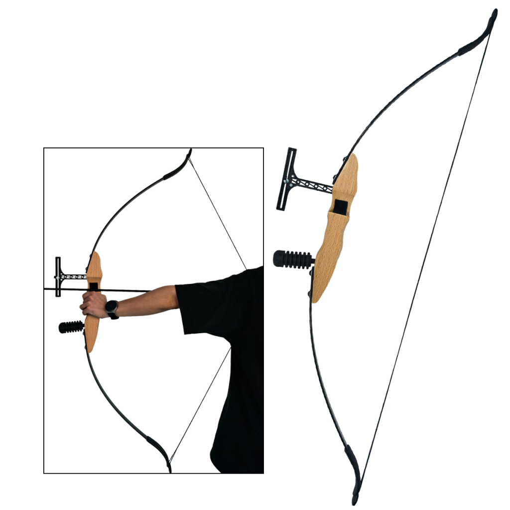All-purpose wooden hunting bow