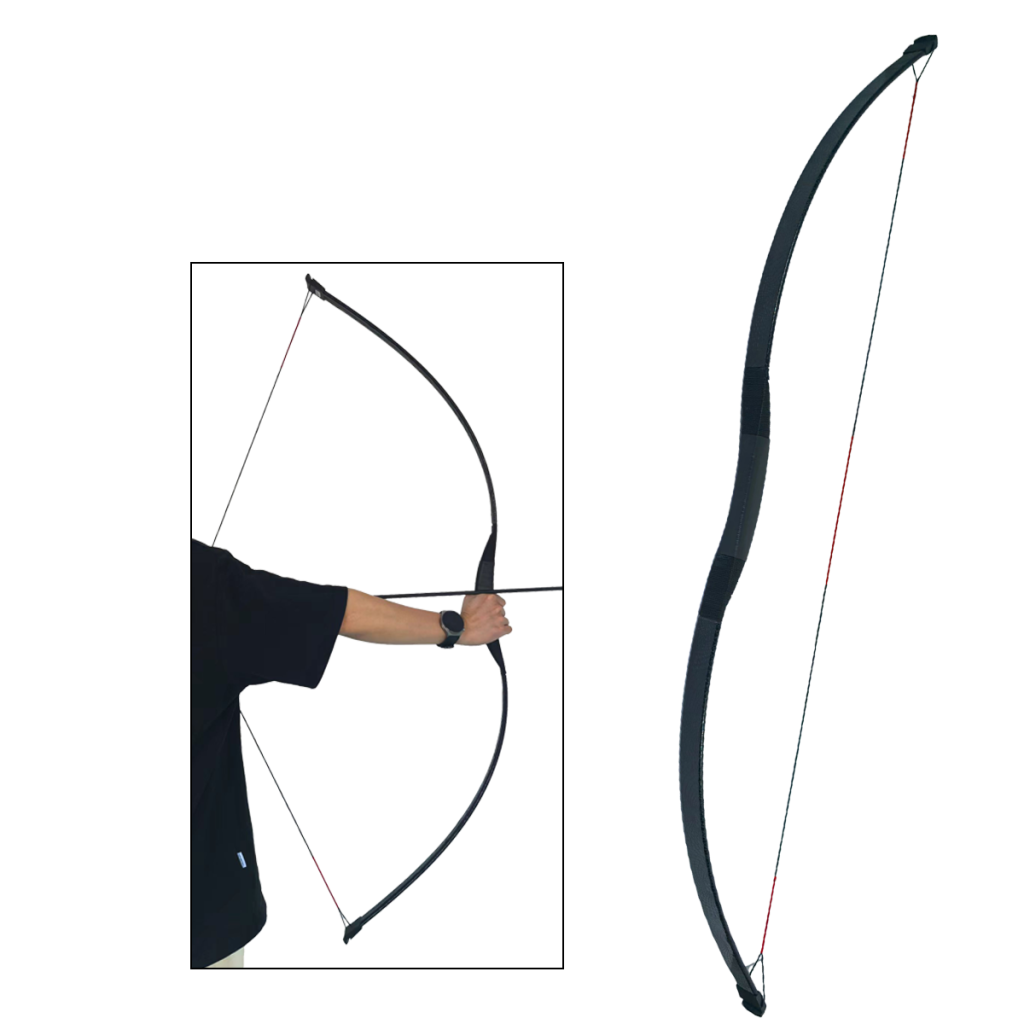Black Python Pattern One-Piece Bow